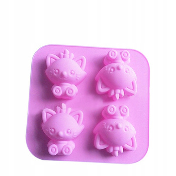 Foremka Silikonowa Na 4 Mydła Pinkfong MF-402