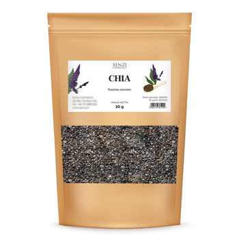 Chia Nasiona Suszone Do Wyrobu Mydła Doypack 20g