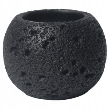 Pojemnik Ozdobny Do Zalewu Świec 80ml Słoik Betonowy Czarny Lava Black