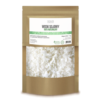 WOSK SOJOWY Do Świec Sojowych Masażu 100% Naturalny DIY Płatki PREMIUM 1 kg