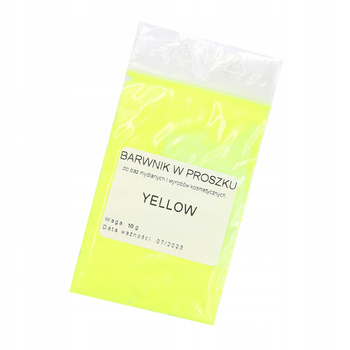 Barwnik Fluorescencyjny W Proszku Neon Yellow 10g