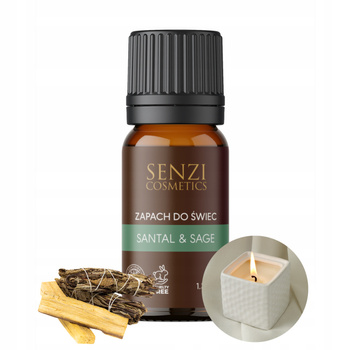 Zapach Do Świec Olejek 10ml Santal & Sage