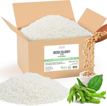 Wosk Sojowy Twardy PILLAR Do Świec Wolnostojących 100% Naturalny DIY 5kg