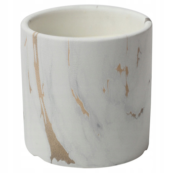 Pojemnik Dekoracyjny Do Zalewu Świec 200g Słoik Ceramiczny Niklas Gold