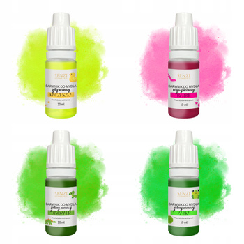 Barwniki Do Mydła Dla Dzieci Kul Do Kąpieli Kosmetyczne Neonowe Kolory 10ml