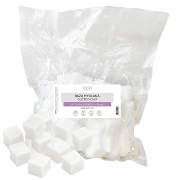 Baza Mydlana MYDLANE KROPELKI Biała Krojona Dla Dzieci Warsztaty 1kg