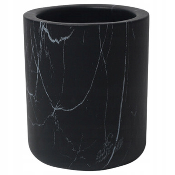 Pojemnik Ozdobny Do Zalewu Świec 400ml Słoik Ceramiczny Astrid Black