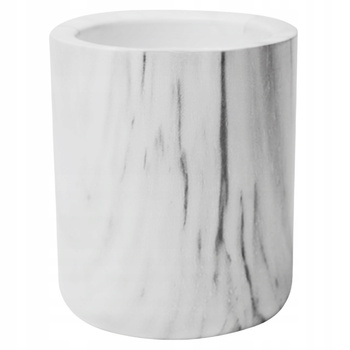 Pojemnik Ceramiczny Do Zalewu Świec 400ml Słoik Dekoracyjny Astrid White