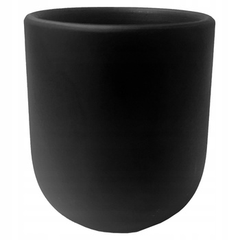 Pojemnik Ceramiczny Do Zalewu Świec 240g Słoik Ozdobny Ingrid Black DIY