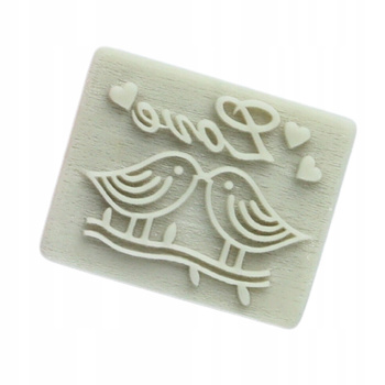 Stempel Do Mydła Pieczątka Ptaszki Love ST-06