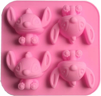 Forma Silikonowa Na 4 Mydełka Stitch Disney MF-398