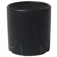 Pojemnik Ozdobny Do Zalewu Świec 200g Słoik Ceramiczny Niklas Black