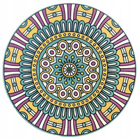 Podkładka Ceramiczna pod Kubek Podstawka Świece Viktor & Rocco Mandala W-04