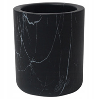 Pojemnik Ozdobny Do Zalewu Świec 400ml Słoik Ceramiczny Astrid Black