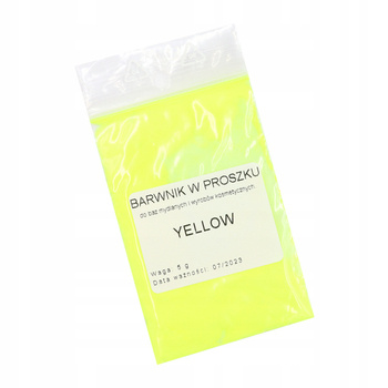 Barwnik Fluorescencyjny W Proszku Neon Yellow 5g