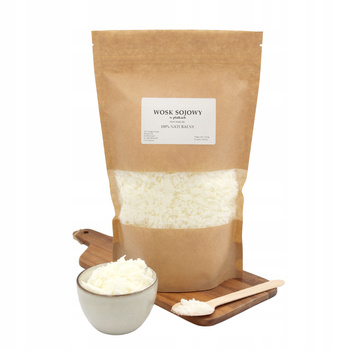 Wosk Sojowy Do Świec DIY Soy Wax 50 Doypack 0,5kg